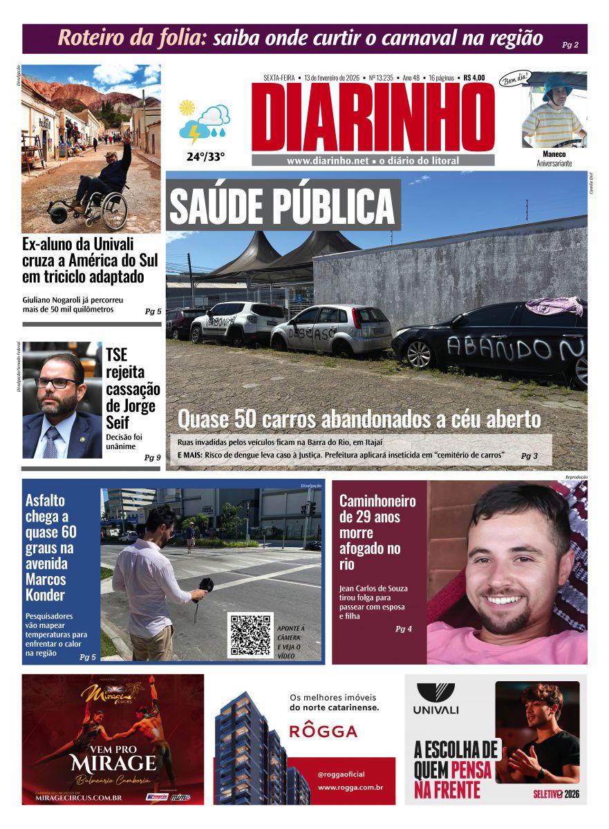 Confira a capa de hoje