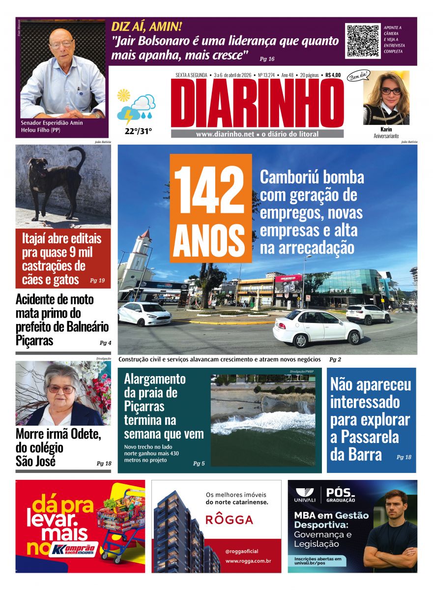 Confira a capa de hoje