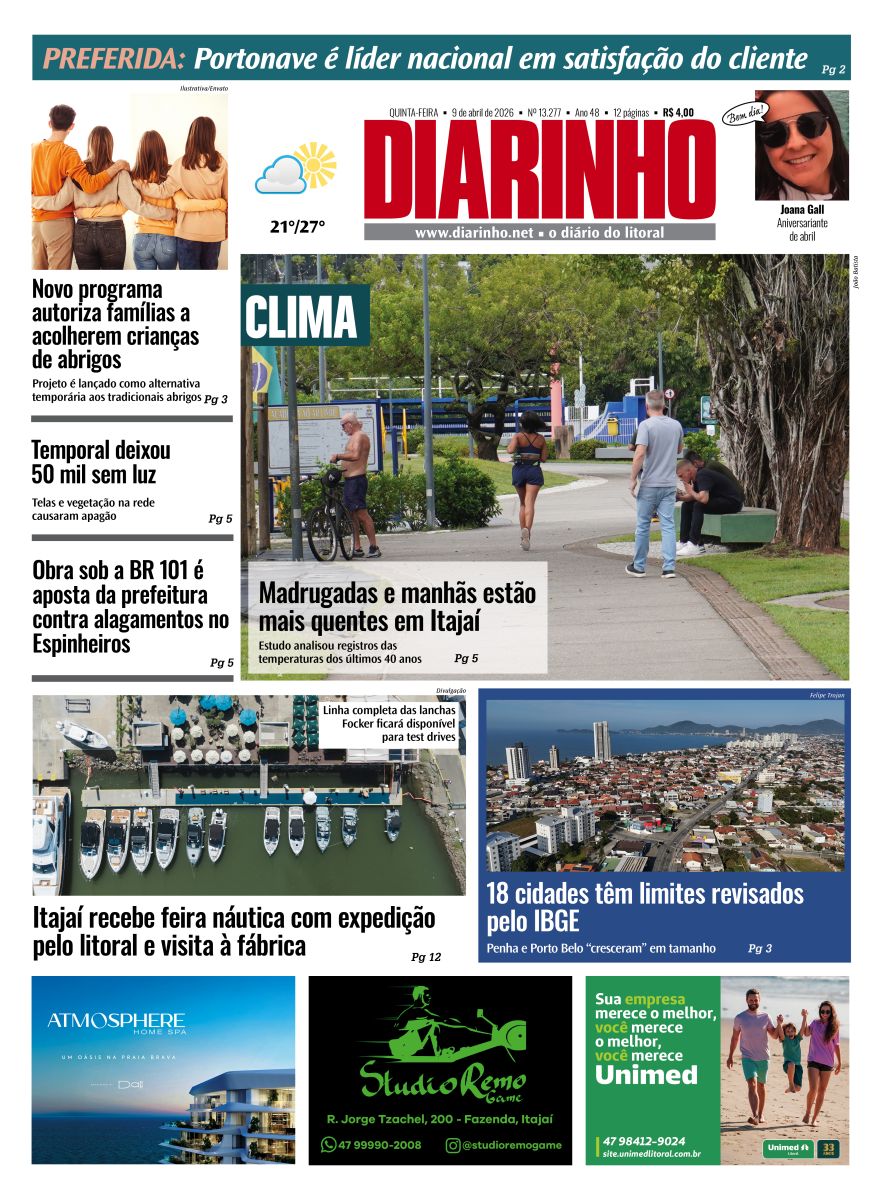 Confira a capa de hoje