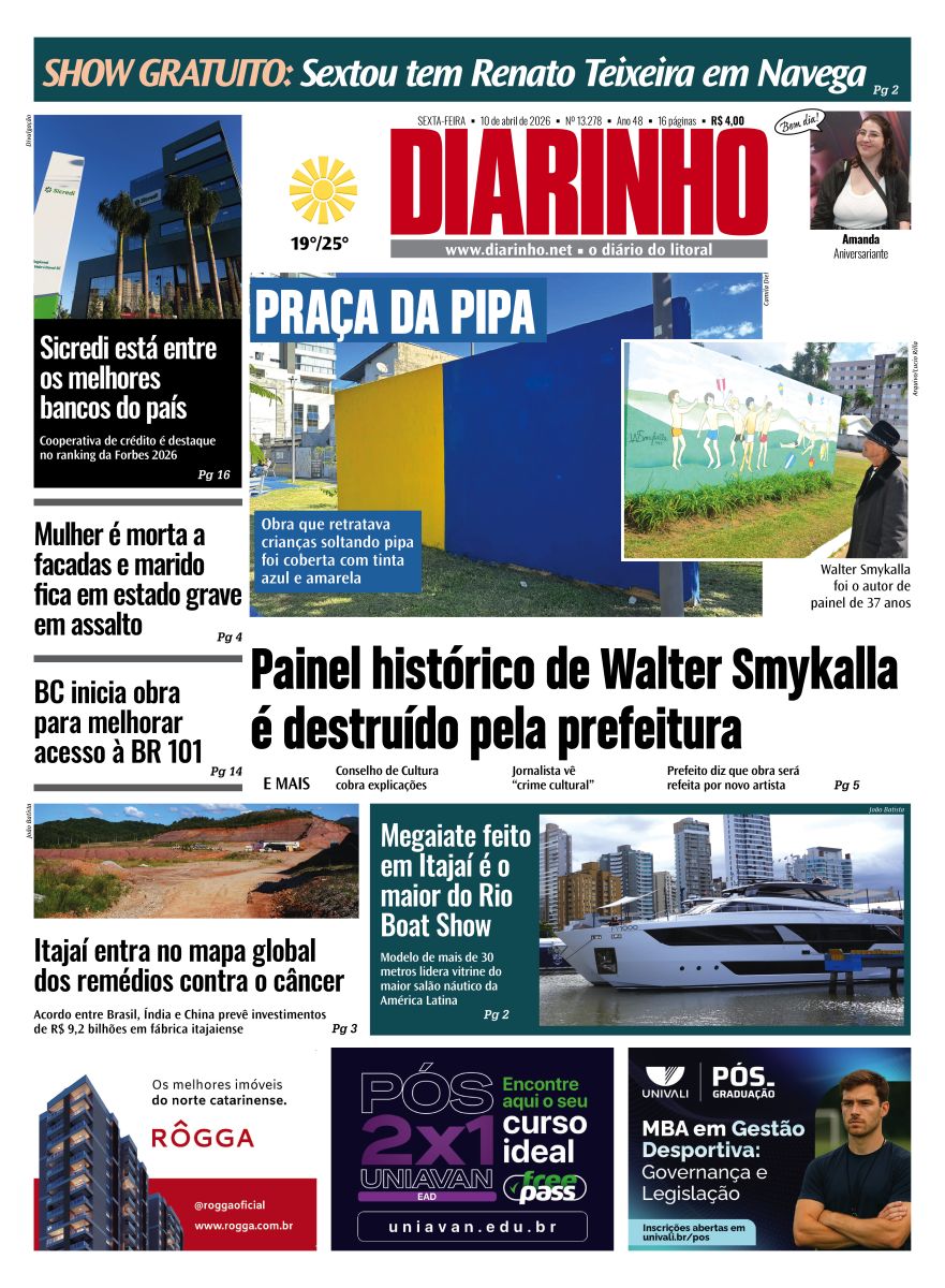 Confira a capa de hoje