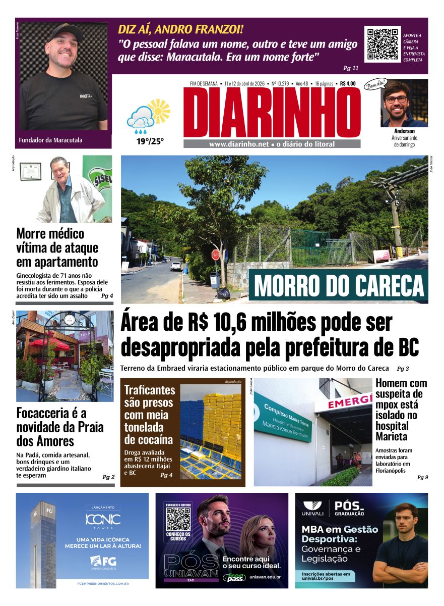 Confira a capa de hoje