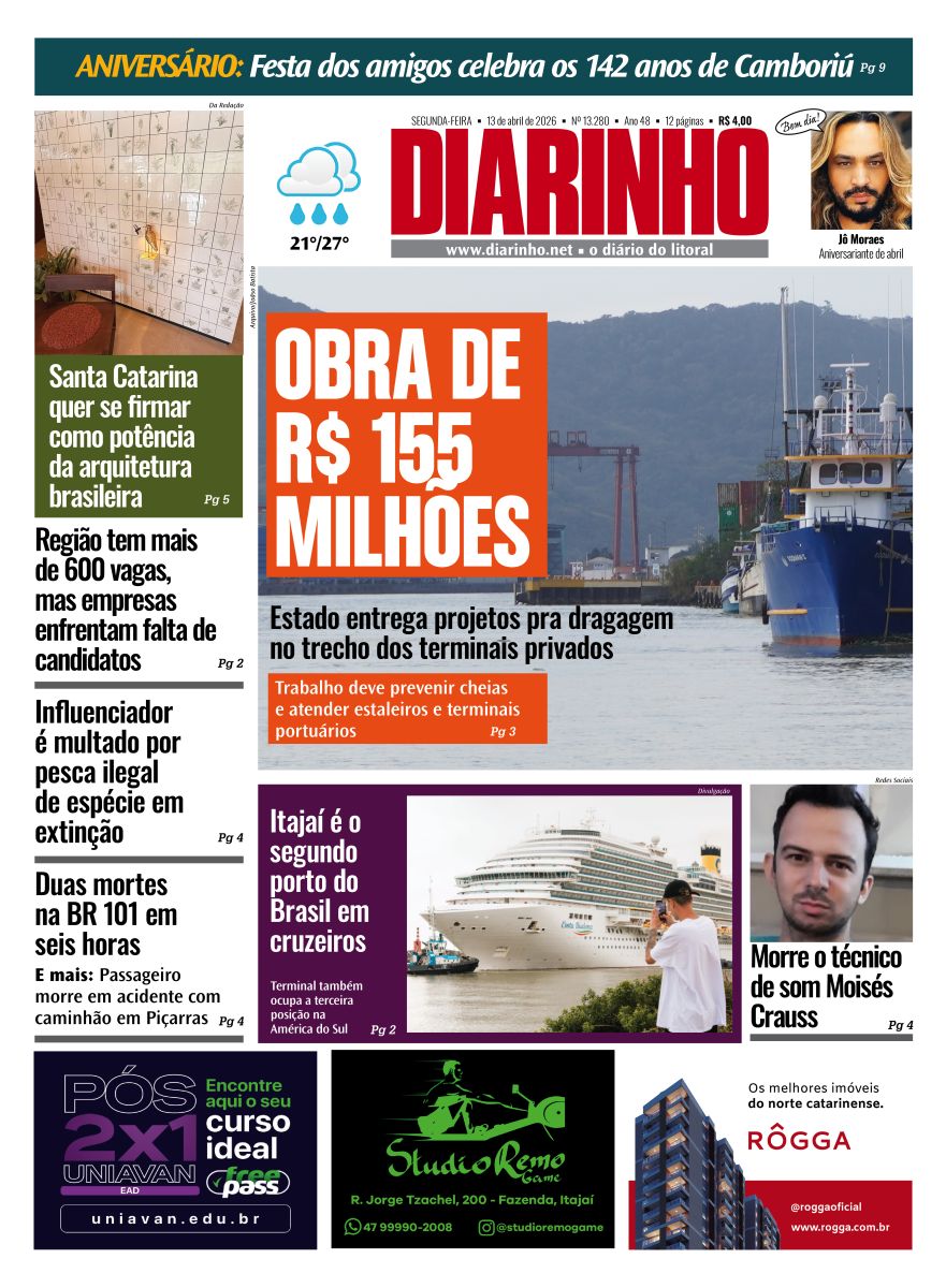 Confira a capa de hoje