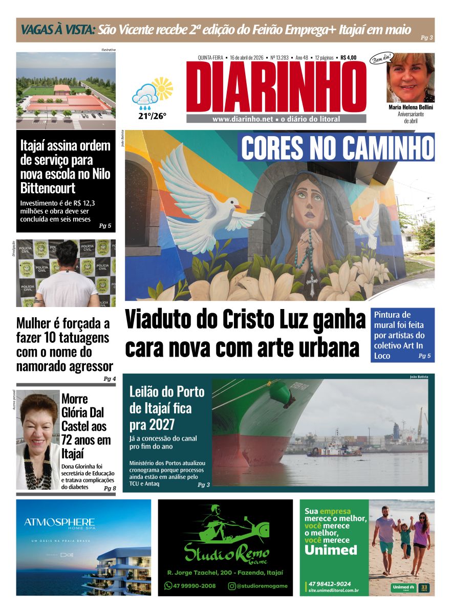 Confira a capa de hoje