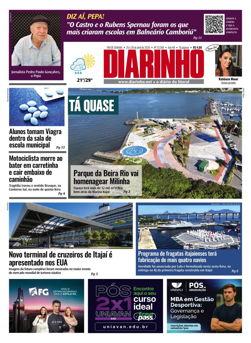 Confira a capa de hoje