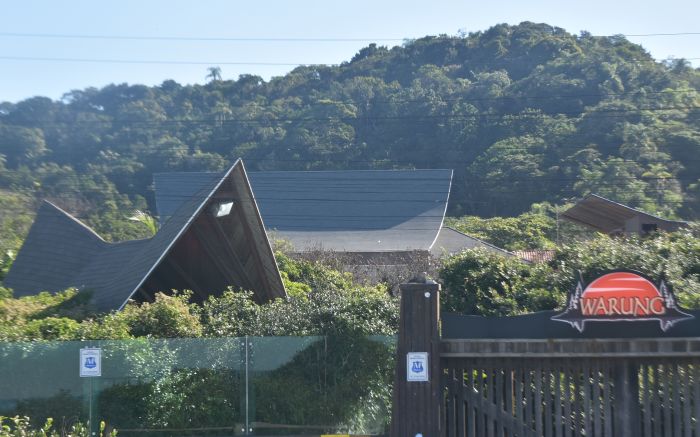 Incêndio destruiu pista principal do Warung em fevereiro de 2023
(Foto: Divulgação)