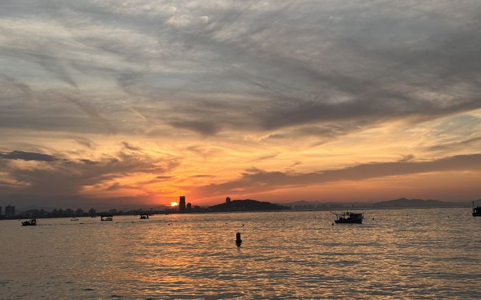 Cenário de cartão postal rende vários cliques e memórias para guardar (Foto: da Redação)