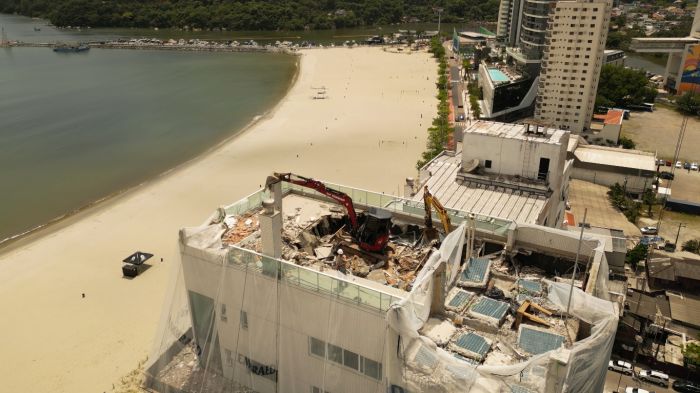 Demolição deve durar seis meses (Foto: EGD Filmes)