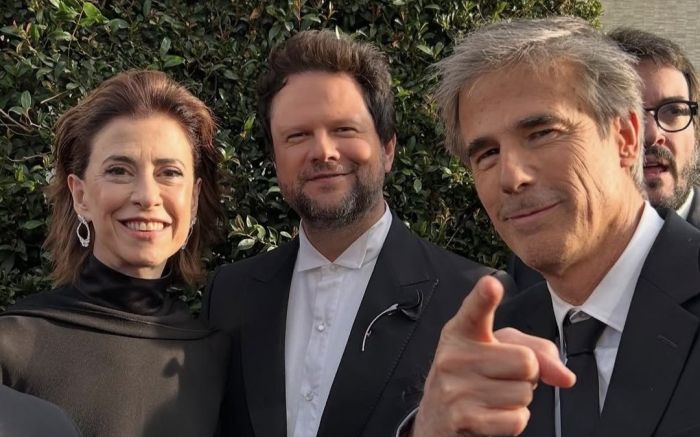 Fernanda Torres, Selton Mello e Walter Salles (Foto: redes sociais)