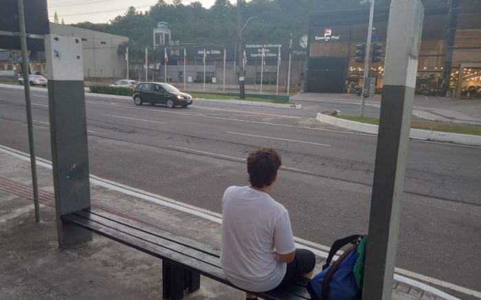 Prefeitura prometeu manutenção pra quarta-feira (Foto: Leitor)