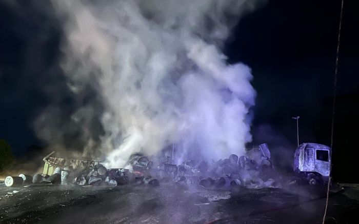 Itajaí tem trânsito do km 127 ao 123 (Foto: Divulgação)