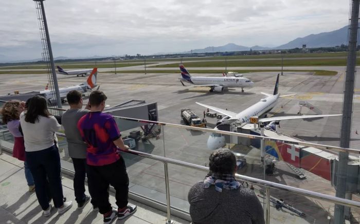 Linha começa em dezembro, com três voos semanais (Foto: Divulgação/Floripa Airport)