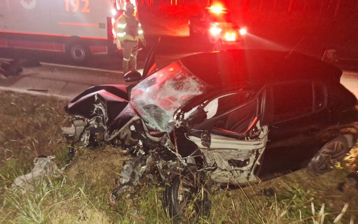 Legenda: Madrugada foi marcada pela dor na Serra Catarinense (Foto: Divulgação/PMRv)