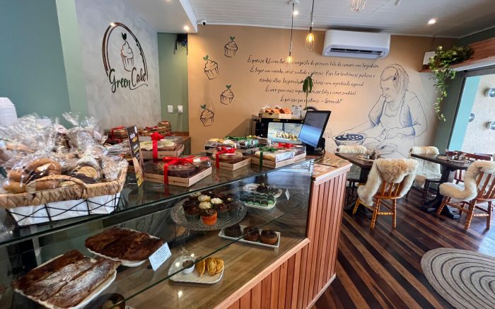 Green Cake é o lugar ideal para celíacos, intolerantes ou quem quer simplesmente comer bem, com leveza e consciência (Foto: Ana Zigart)