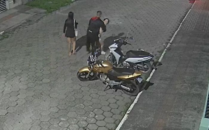 Legenda: Em plena madrugada, rachas, som alto e até seios à mostra Imagens: Reprodução / Vídeo