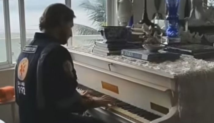 Socorrista emocionou família pela humanidade (Foto: Reprodução Redes sociais)