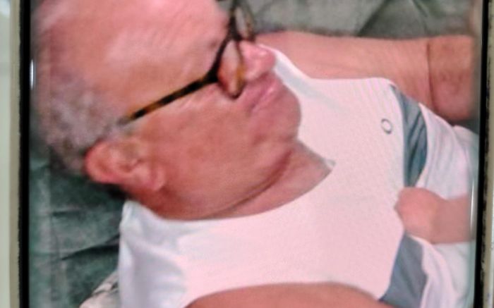 Vilson circulava vendendo bilhetes da Trimania no centro de Itajaí e Navegantes (Foto: Acervo pessoal)