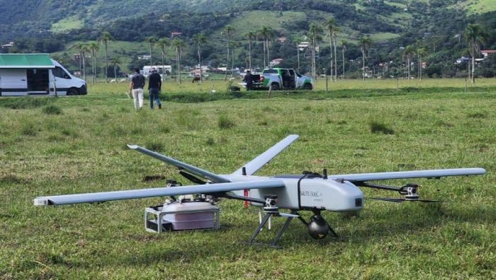 Drones entregues à PM têm alcance de 60 km e 10 horas de autonomia