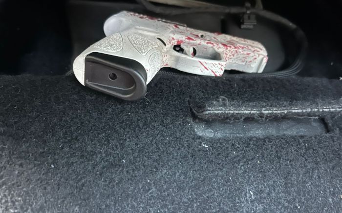 Ele já tinha passagens por tráfico de drogas, porte ilegal de munição e lesão corporal (Foto: Divulgação/PMSC)