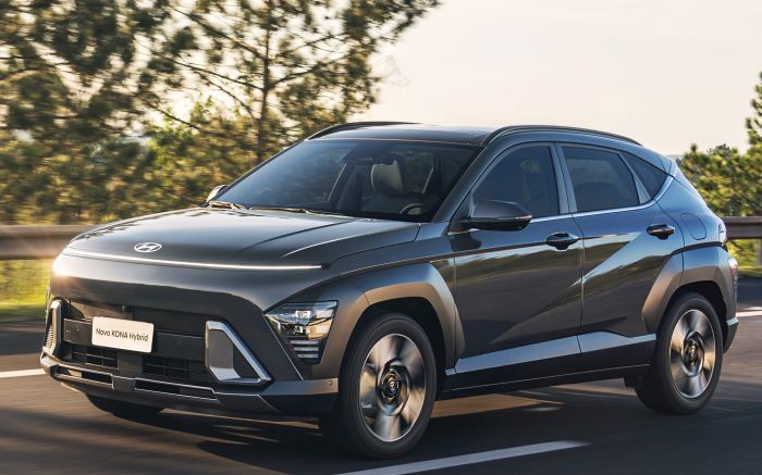 Novo Kona Hybrid traz motor 1.6 híbrido e 141 cavalos de potência (Foto: Divulgação)