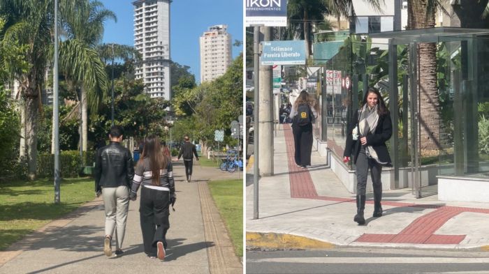 Céu nublado e vento gelado anunciam nova onda de frio nas cidades litorâneas (Foto: Camila Diel/DIARINHO)