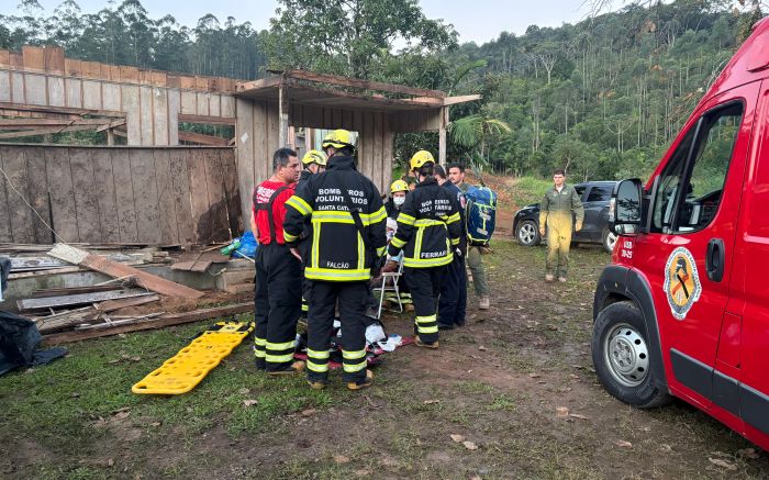 Homem de 71 anos teve ferimentos na cabeça (Foto: Divulgação/CBVI)