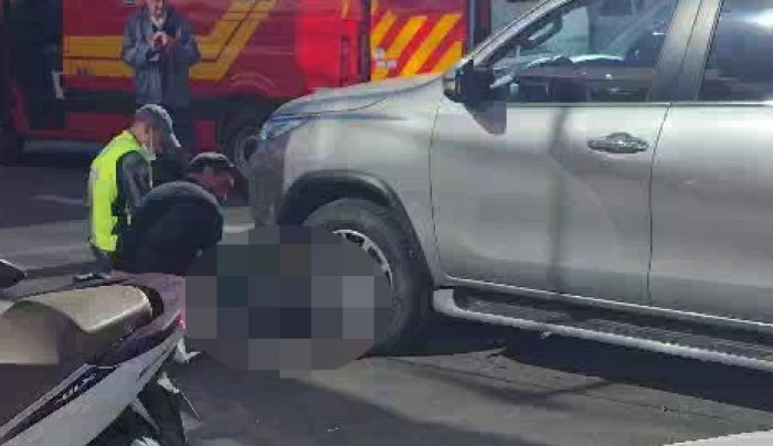 Vítima foi atropelada na rua 254, em Itapema 
(foto: reprodução)