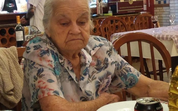 Dona Maria ajudava na verdureira diariamente (Foto: Divulgação)