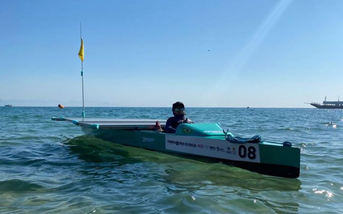 Guarapuvu foi projetado por equipe de estudantes da UFSC (Foto: Divulgação/Equipe Vento Sul)