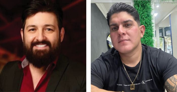 Cantor Davi também trabalhava como corretor de imóveis; ele e Thiago Afonso foram executados por dono de imobiliária

(fotos: redes sociais)