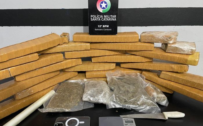 Homem fazia vendas entre Itajaí e BC (foto: BPM)