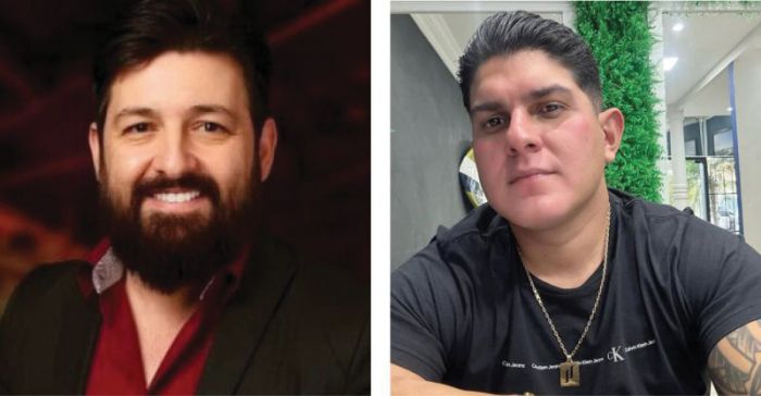 Deyvid e Thiago foram mortos a tiros na terça-feira passada, em Piçarras
(fotos: Arquivos)