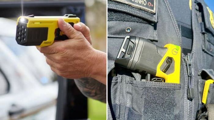 Nova geração de tasers promete maior segurança em operações nas rodovias federais catarinenses (Foto: PRF/Divulgação)