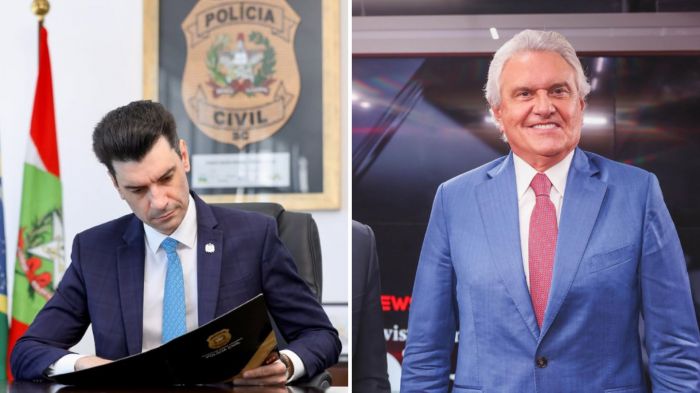 Delegado de SC respondeu publicação de Caiado no X e defendeu posição catarinense (Foto: Reprodução/Redes sociais)