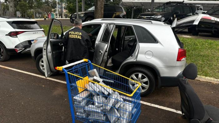 Investigado em Itapema foi alvo de mandado de prisão preventiva por envolvimento com tráfico (PF/Divulgação)