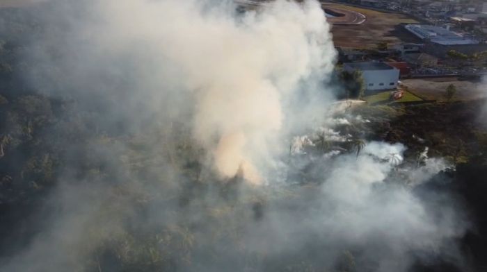 Bombeiros de Itapema também foram mobilizados (Foto: Divulgação/CBMSC)