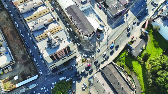 Obras devem melhorar fluxo na região norte da cidade, que faz ligação com Itajaí (Foto: Felipe Trojan)