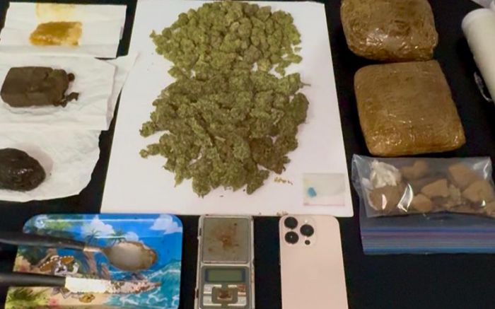 Traficante era especializado em vender maconha com efeitos bombados (Foto: Divulgação/PMSC)