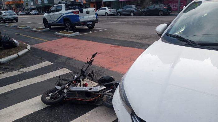 Por sorte, a vítima não teve ferimentos (foto: GMBC)