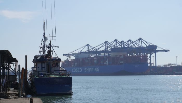 Maior parte das exportações catarinenses passa pelo complexo de Itajaí (Foto: João Batista)