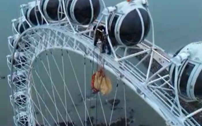 Roda-gigante reproduz com fidelidade situações que a equipe enfrentará na competição em São Paulo (Foto: Divulgação)