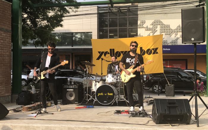Aniversário com muito rock: Yellow Box sobe ao palco da Praça dos Correios neste sábado (Foto: Divulgação)