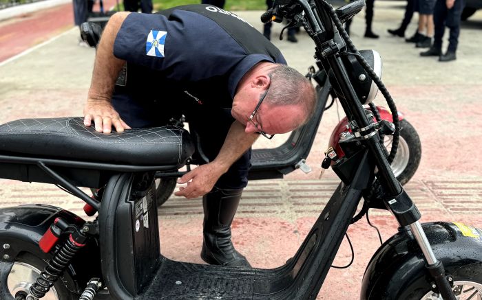 Operação contou com cinco barreiras pela cidade (Foto: Divulgação/PMBC)