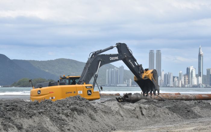 Engordamento em BC inspirou outros projetos no litoral (Foto: Arquivo/João Batista)