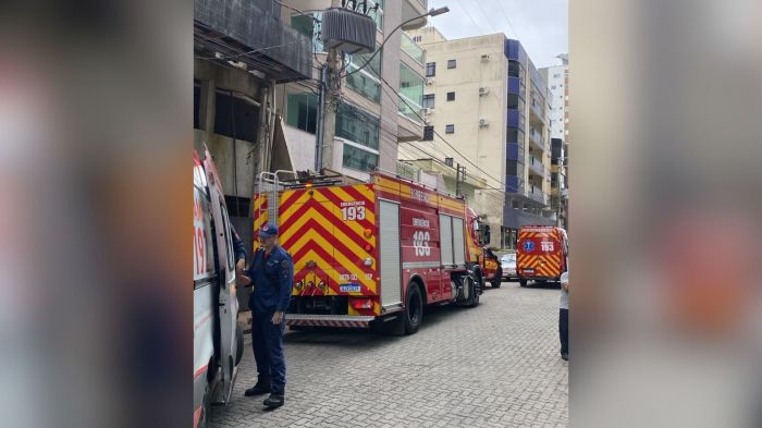 Legenda: Vítima teve escoriações e corte na cabeça (Foto: CBMSC/Divulgação)