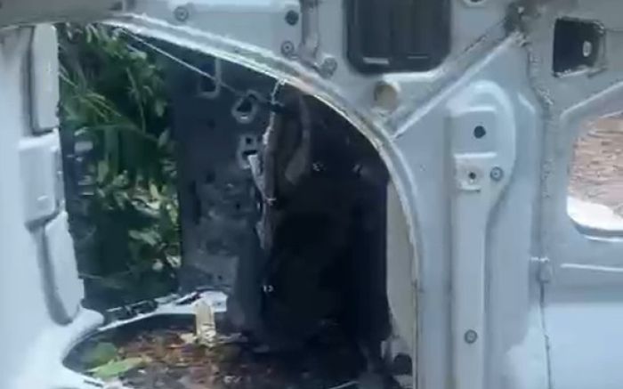 Três veículos foram encontrados na Itaipava (Foto: Reprodução/PMSC)