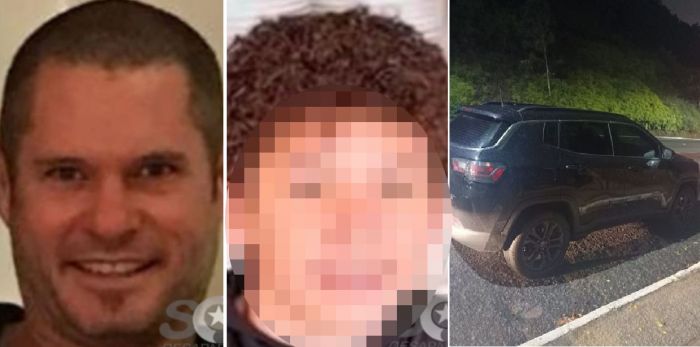 Pai e filho foram encontrados próximos de onde deixaram o carro (Foto: Reprodução)