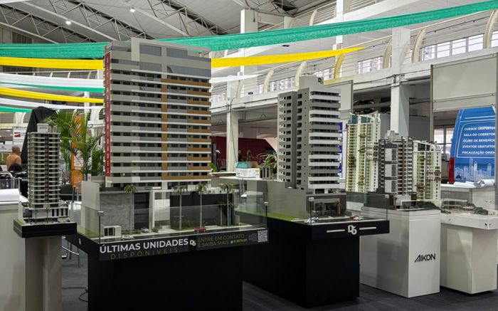 Organização está terminando a montagem da feira que começa nesta sexta-feira, a partir das 16h
(foto: divulgação)