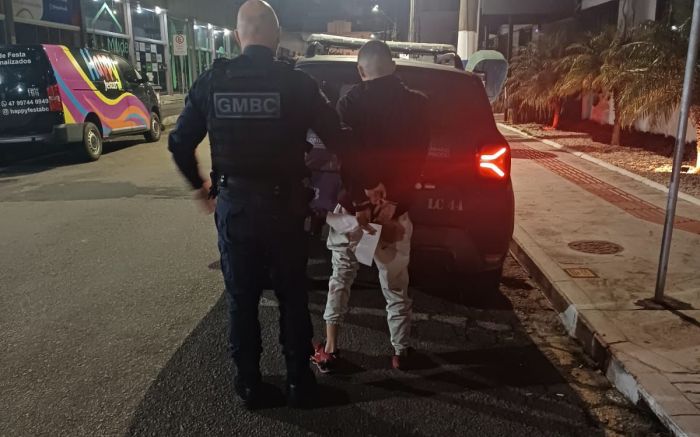 GM flagrou a covardia e também virou alvo da fúria do homem (Foto: Divulgação/GMBC)