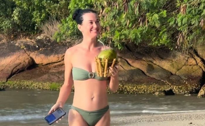 Entre flagras e boatos, fãs tentam descobrir se Katy Perry curtiu as praias catarinenses (Foto: Divulgação)