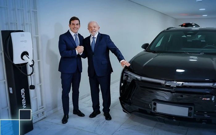 Veículos cedidos ao governo federal marcam modernização da frota oficial (Foto: Divulgação/WEG)